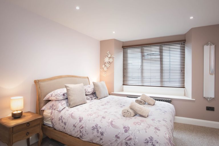 Self catered holiday cottage bedroom by Jurassic Properties in Lyme Regis