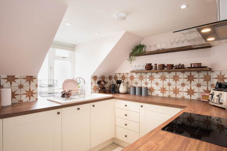 Self catered holiday property kitchen by Jurassic Properties in Lyme Regis