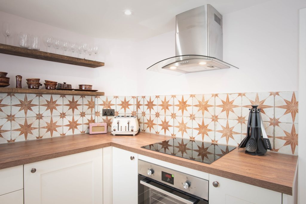 Self catered holiday property kitchen by Jurassic Properties in Lyme Regis