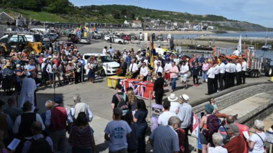 Blessing of boats Lyme Regis