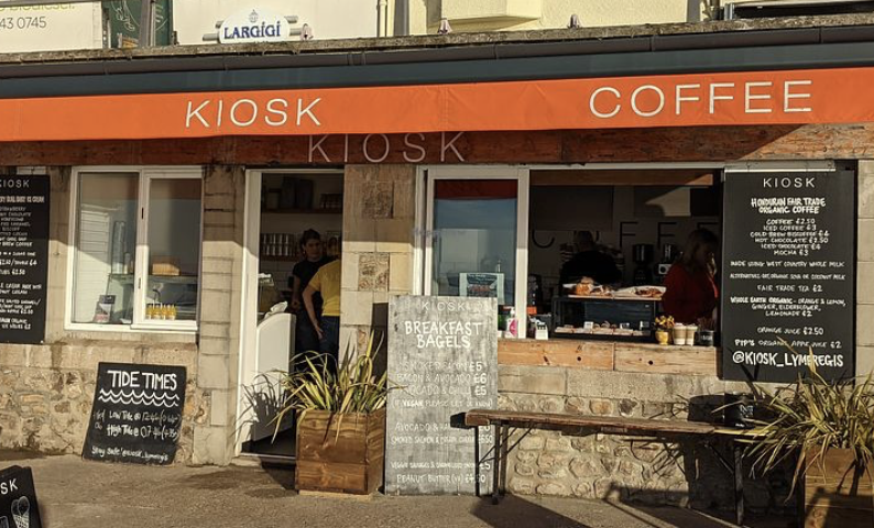 kiosk coffee Lyme Regis